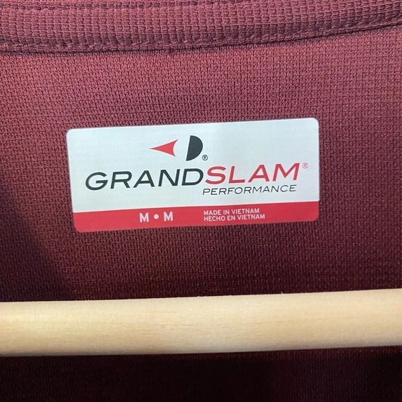 Mens‎ size medium grand slam polo maroon - Picture 7 of 7